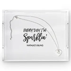 RECTANGULAR ACRYLIC TRAY - EVERYDAY I'M SPARLIN' PRINTING