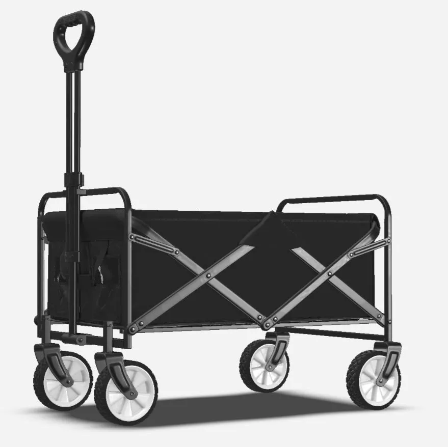 Reliable Collapsible Foldable Wagon - Black