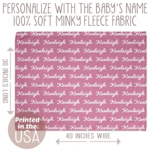 REPEATING NAME PERSONALIZED BABY BLANKET