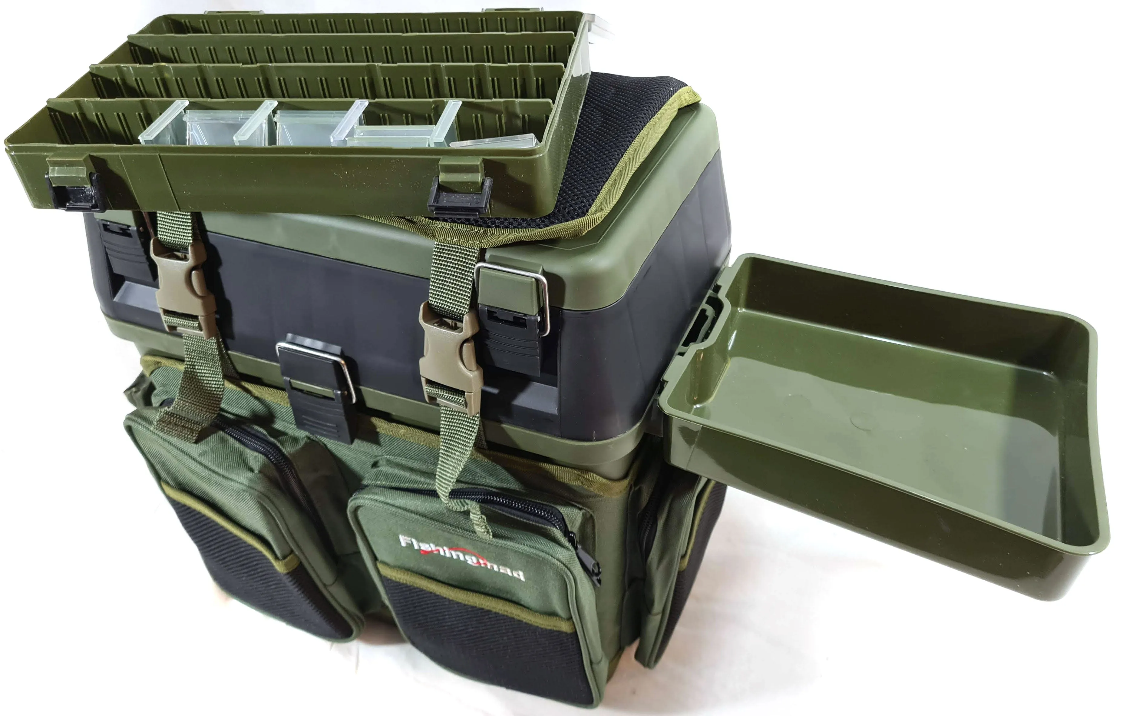 SEATBOX   SEAT BOX BACKPACK CARRIER   SIDE TRAY   TACKLE BOX