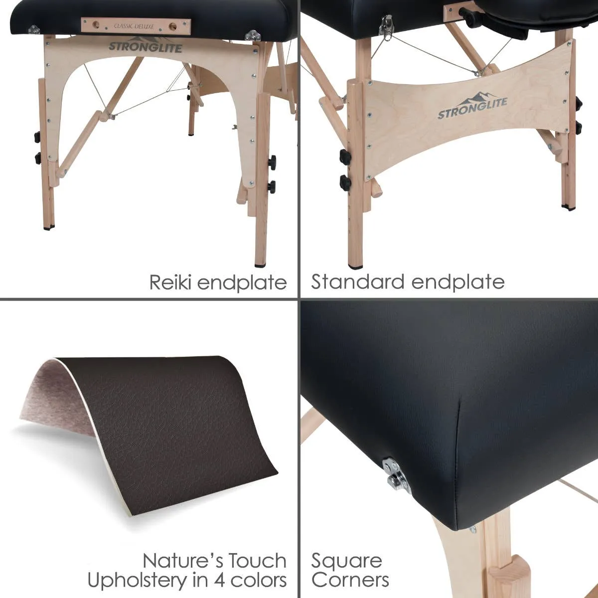 Stronglite Classic Deluxe Portable Massage Table Package