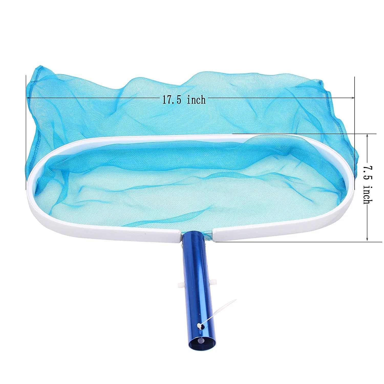 Sun Cling Heavy Duty Deep-bag Swimming Pool Leaf Rake Net with Clip Handle