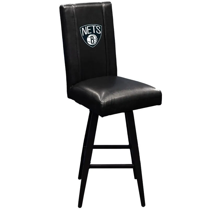 Swivel Bar Stool 2000 with Brooklyn Nets Logo