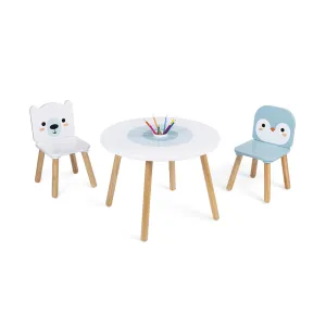 The Janod Polar Table and 2 Chairs Set