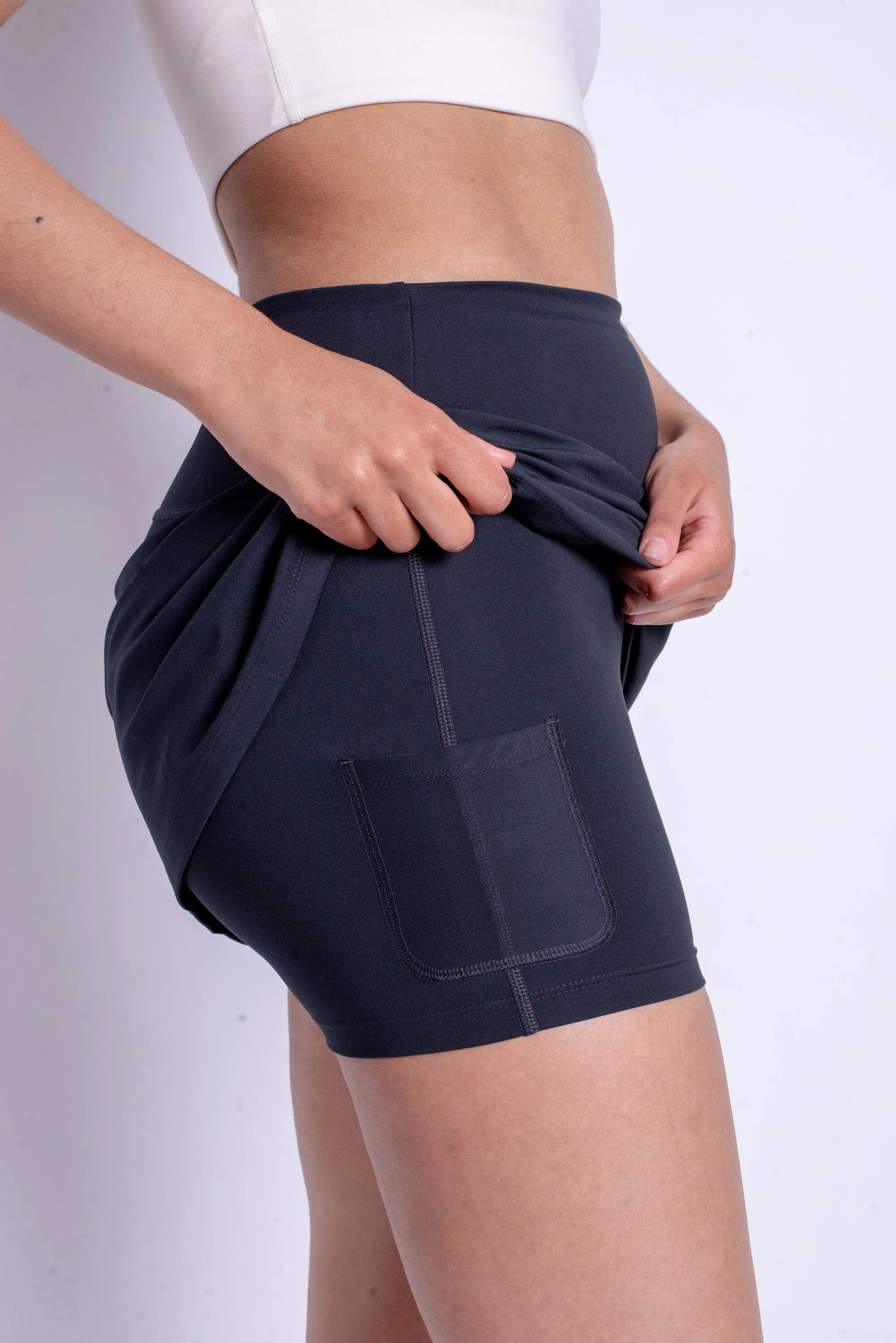 The Skort High-Rise - Made from Recycled Plastic Bottles