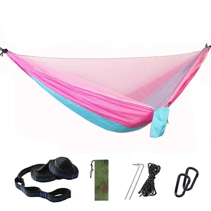 Two Person Hammock with Mosquito Net