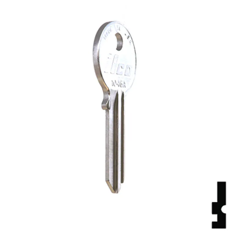 Uncut Key Blank | American, Master Padlock | 1046A