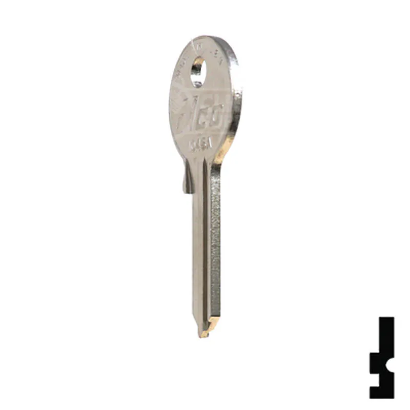 Uncut Key Blank | American, Master Padlock | 1046A