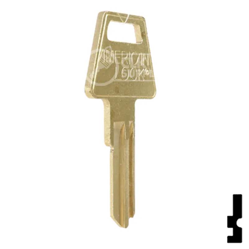 Uncut Key Blank | American Padlock | AMAAK5BOX