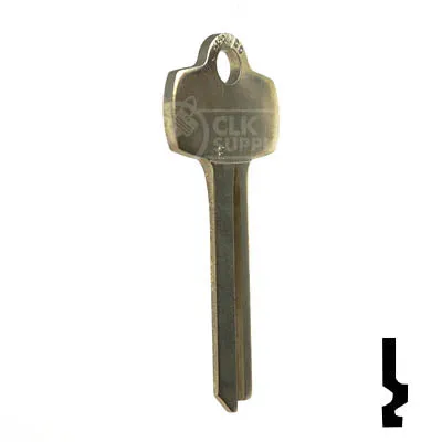 Uncut Key Blank | Best | 1A1E1, A1114E