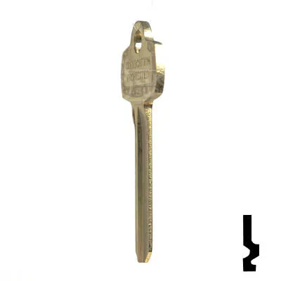 Uncut Key Blank | Best | 1A1E1, A1114E