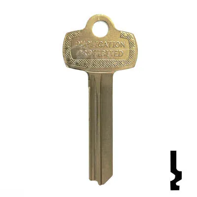 Uncut Key Blank | Best | 1A1E1, A1114E