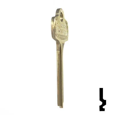 Uncut Key Blank | Best | 1A1E1, A1114E