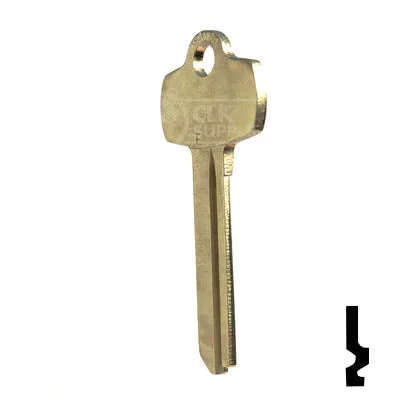 Uncut Key Blank | Best | 1A1E1, A1114E