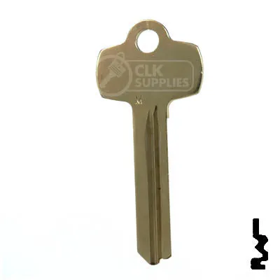 Uncut Key Blank | Best | 1A1M1, A1114M