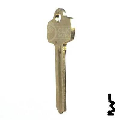 Uncut Key Blank | Best | 1A1M1, A1114M