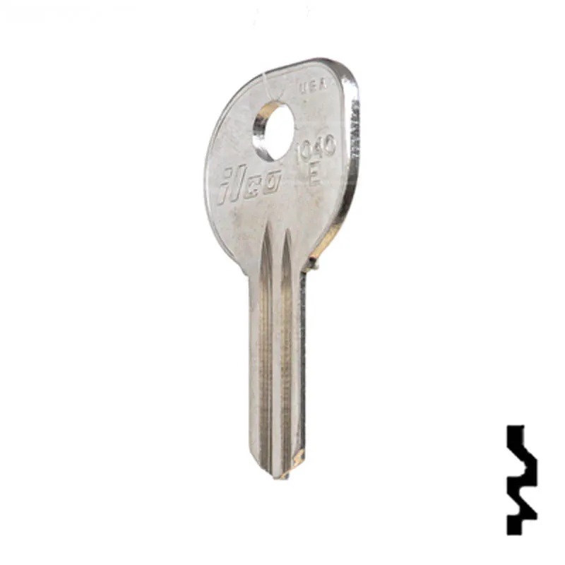 Uncut Key Blank | Clum, Mariner Boat | 1040E