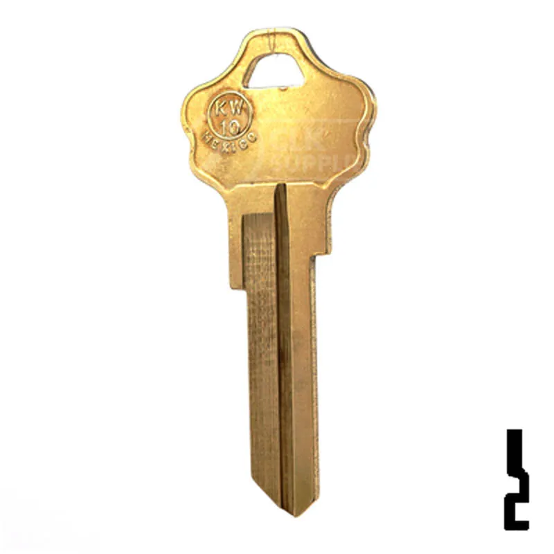 Uncut Key Blank | Kwikset | KW10, A1176ST