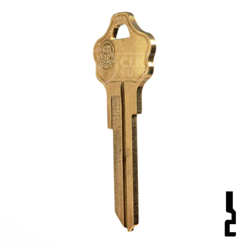 Uncut Key Blank | Kwikset | KW10, A1176ST