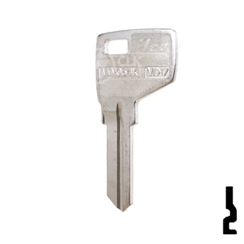 Uncut Key Blank | Master Padlock , Dexter | MD1054K, MD17