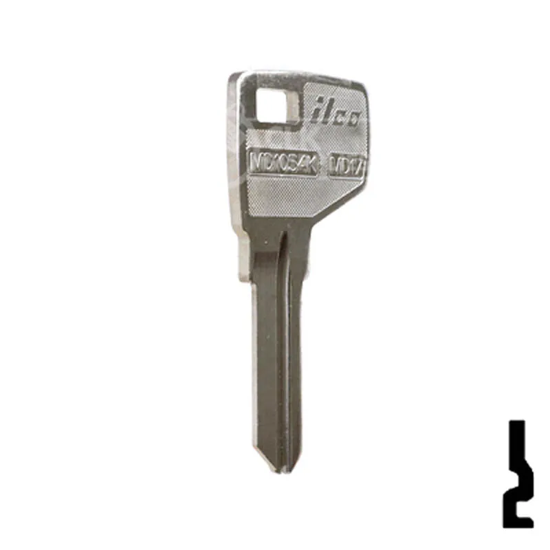 Uncut Key Blank | Master Padlock , Dexter | MD1054K, MD17