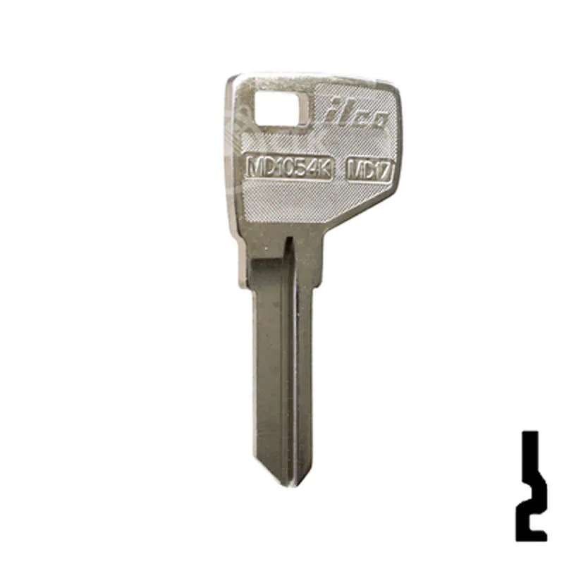 Uncut Key Blank | Master Padlock , Dexter | MD1054K, MD17