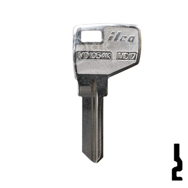 Uncut Key Blank | Master Padlock , Dexter | MD1054K, MD17