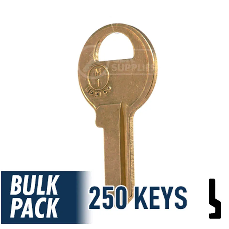 Uncut Key Blank | Master Padlock | M1 - 250 Pack