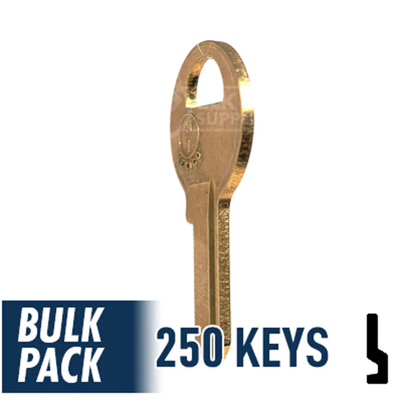 Uncut Key Blank | Master Padlock | M1 - 250 Pack