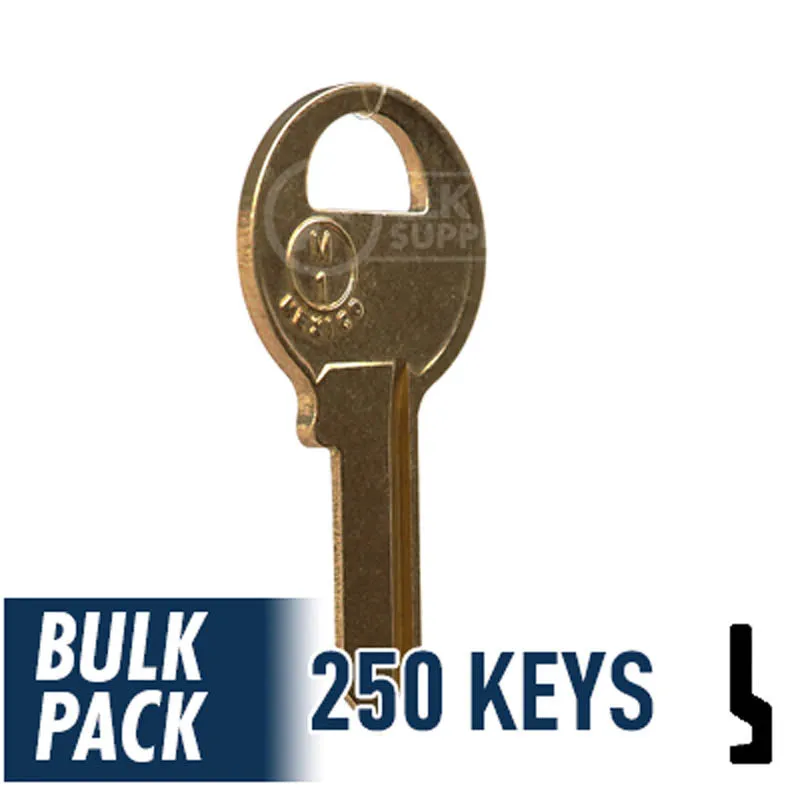 Uncut Key Blank | Master Padlock | M1 - 250 Pack