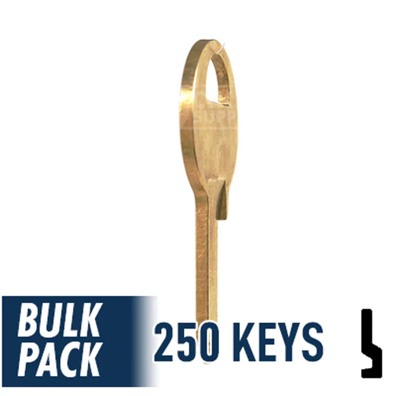 Uncut Key Blank | Master Padlock | M1 - 250 Pack