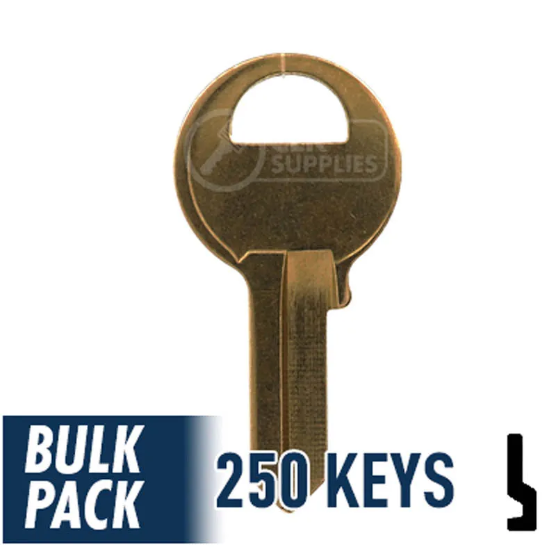 Uncut Key Blank | Master Padlock | M1 - 250 Pack