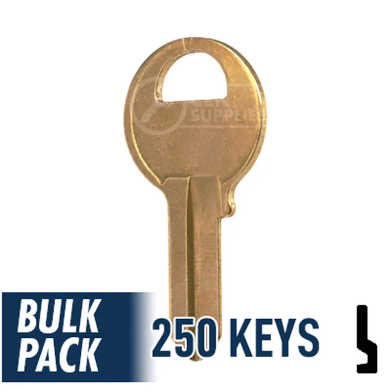 Uncut Key Blank | Master Padlock | M1 - 250 Pack