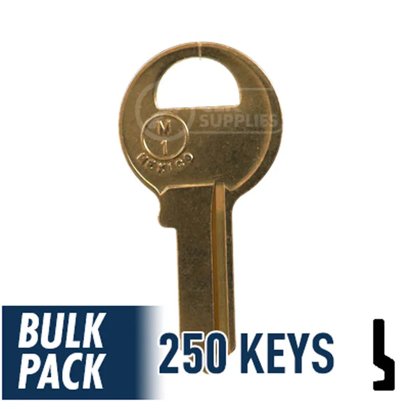 Uncut Key Blank | Master Padlock | M1 - 250 Pack