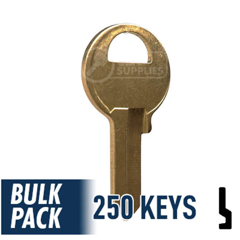 Uncut Key Blank | Master Padlock | M1 - 250 Pack