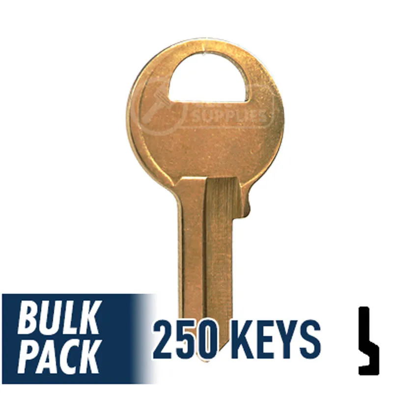 Uncut Key Blank | Master Padlock | M1 - 250 Pack