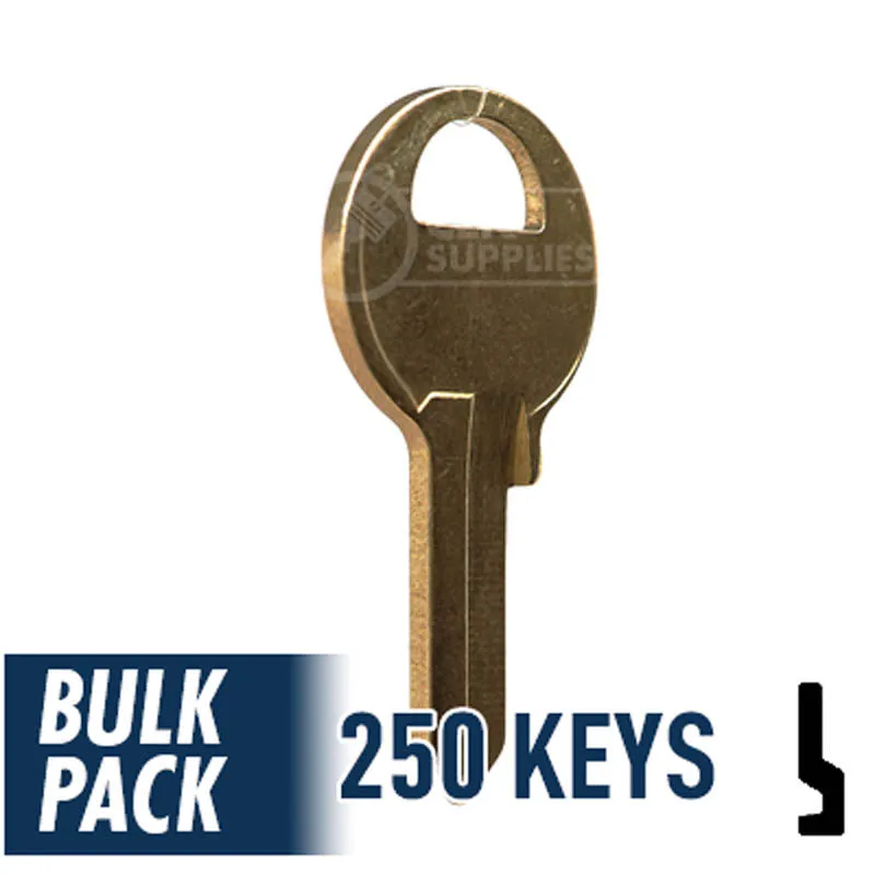 Uncut Key Blank | Master Padlock | M1 - 250 Pack