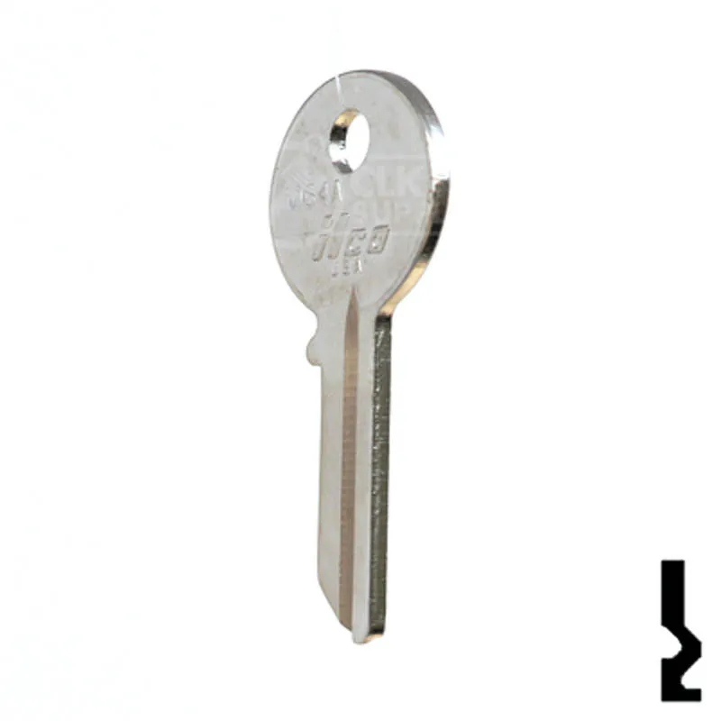 Uncut Key Blank | National | 1064A