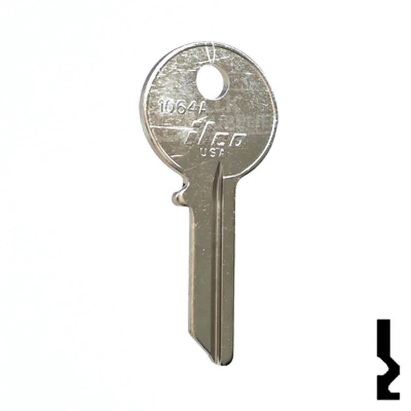 Uncut Key Blank | National | 1064A