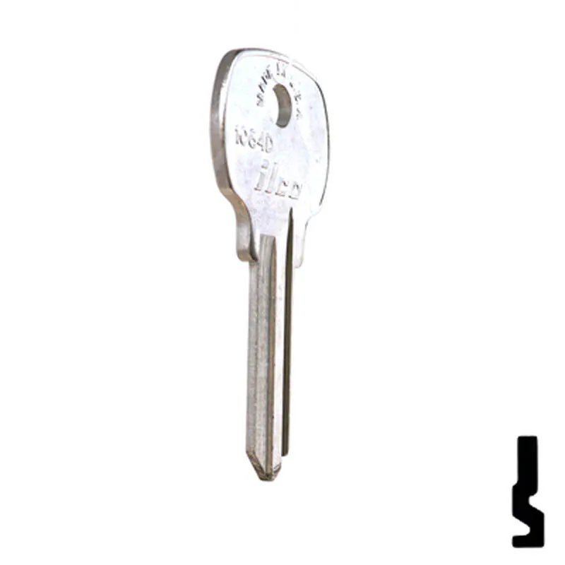 Uncut Key Blank | National | 1064D