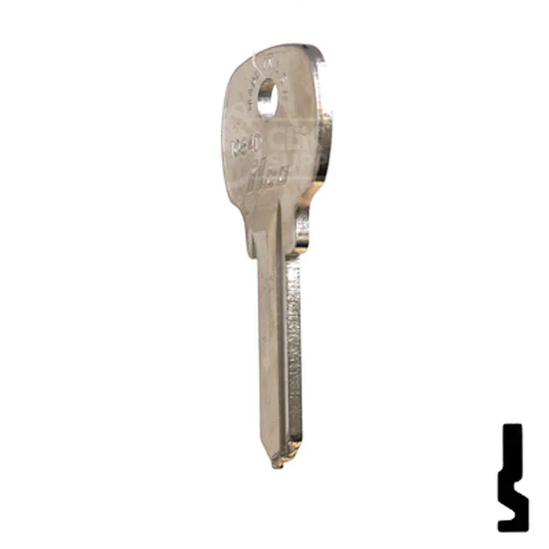 Uncut Key Blank | National | 1064D