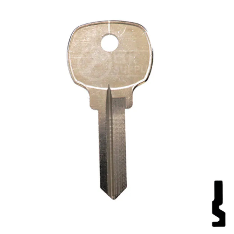 Uncut Key Blank | National | 1064D