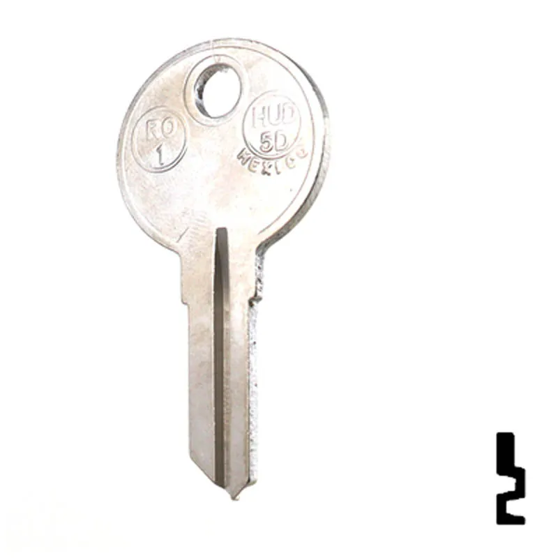 Uncut Key Blank | National | RO1, 1069