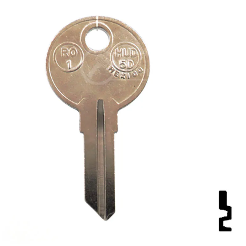 Uncut Key Blank | National | RO1, 1069