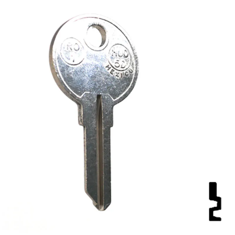 Uncut Key Blank | National | RO1, 1069