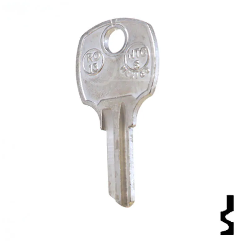 Uncut Key Blank | National | RO13, N1069B