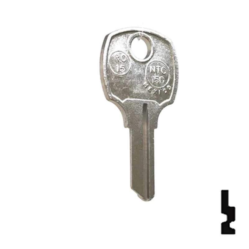 Uncut Key Blank | National | RO15, N1069N