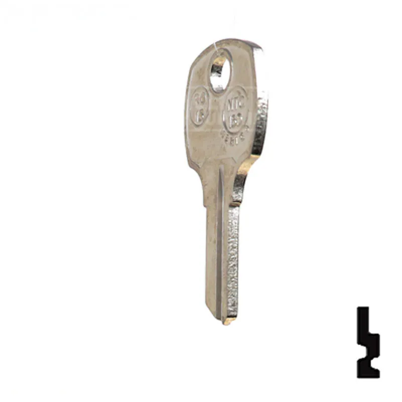 Uncut Key Blank | National | RO15, N1069N