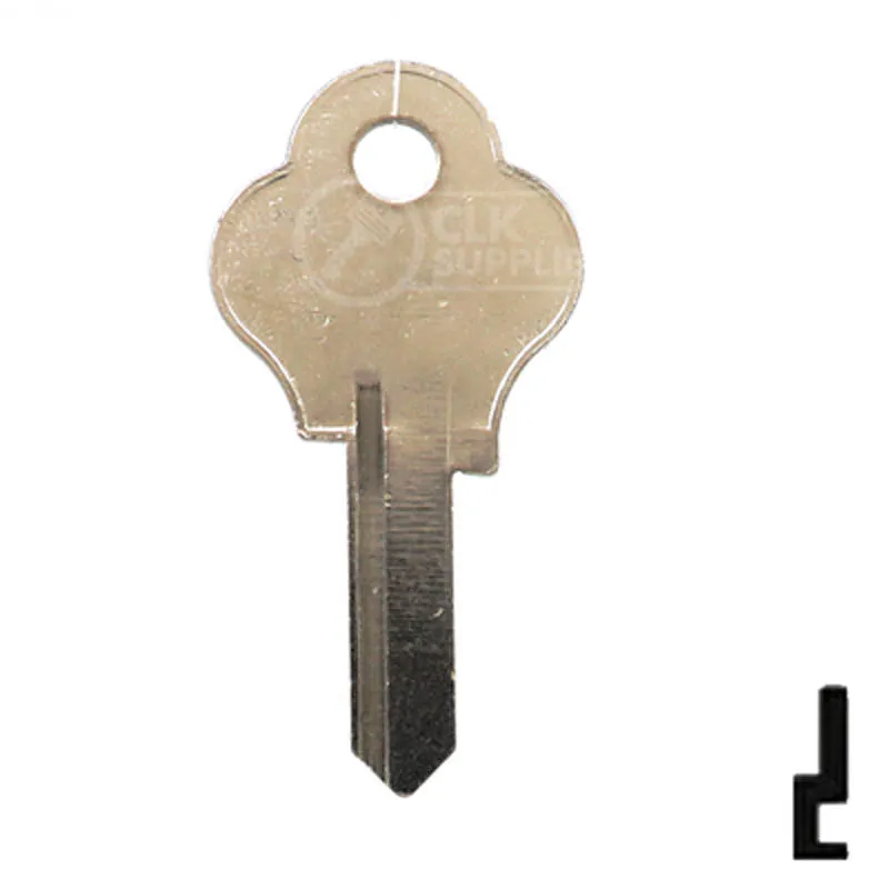 Uncut Key Blank | Pado | 1528