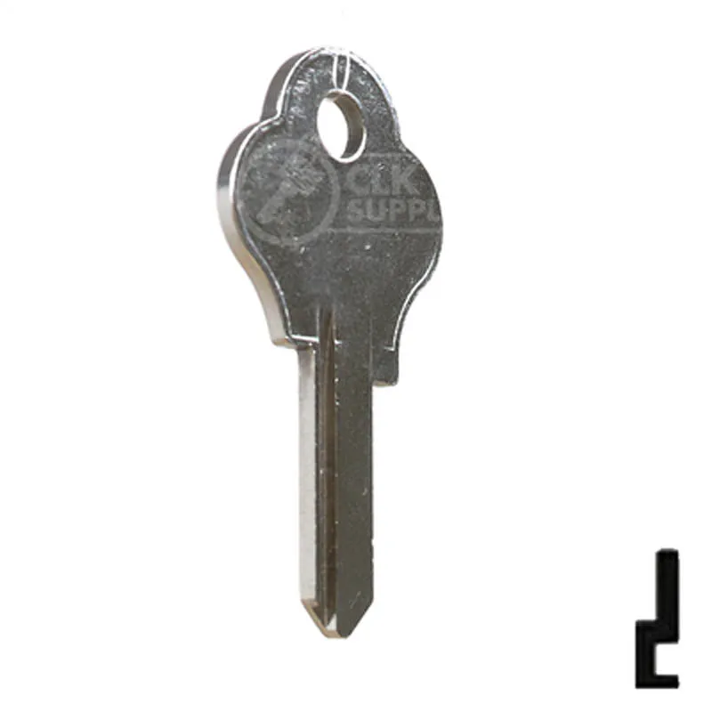 Uncut Key Blank | Pado | 1528